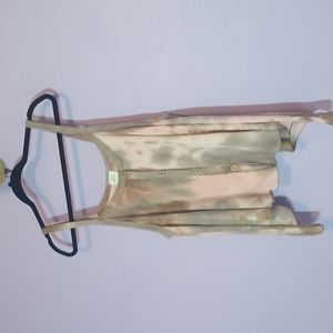 Tie die boho tank top